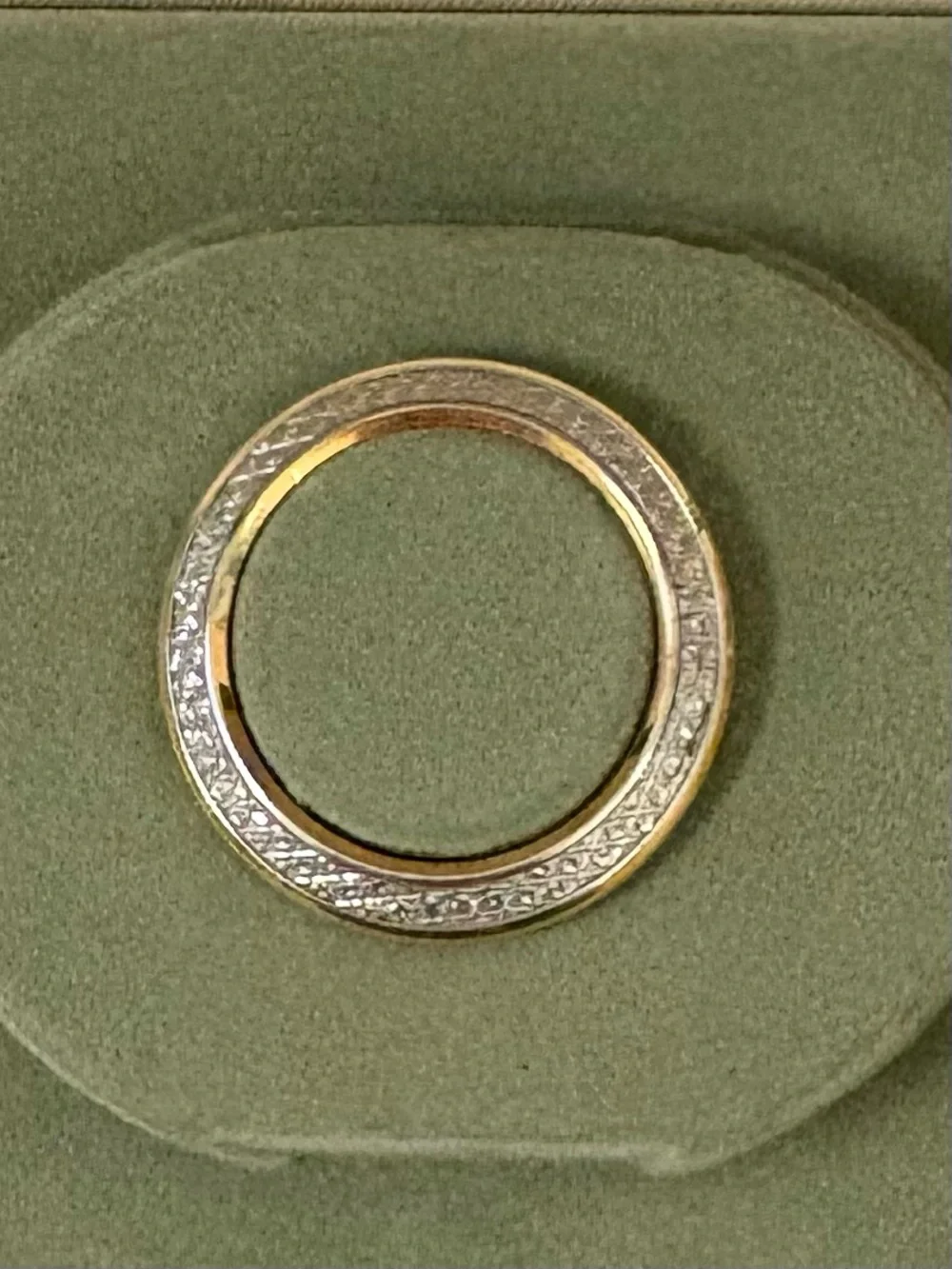 Gucci Gold Diamond Cut Bezel for Vintage Gucci Bezel Watch